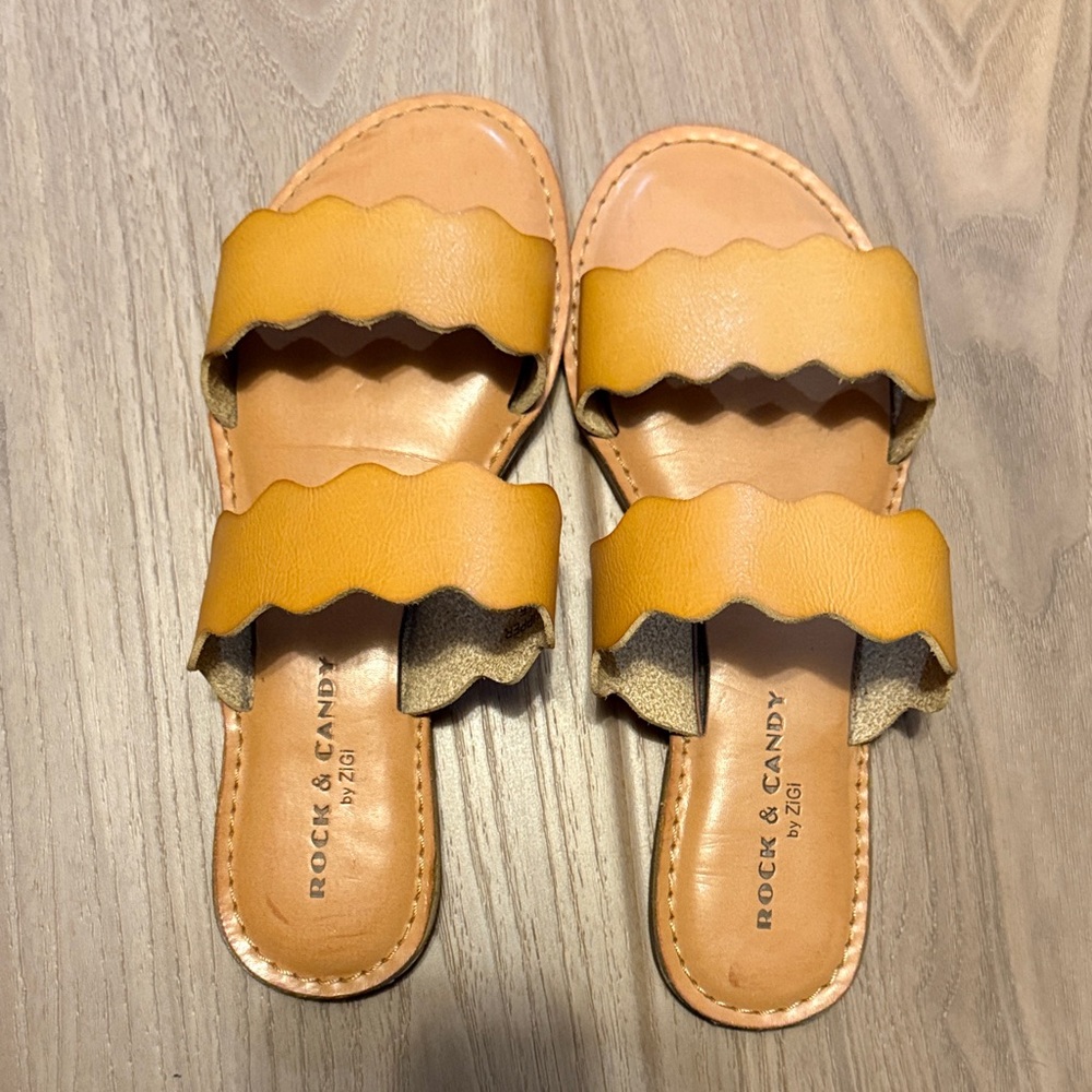 Rock & Candy  Mustard Sandals